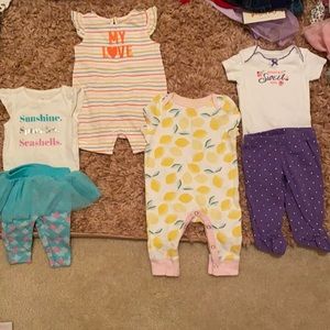 4 newborn summer outfits